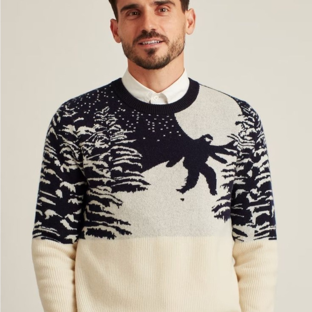 Bonobos Limited Edition Sweater XXL cream and Black in Sasquatch Your Step